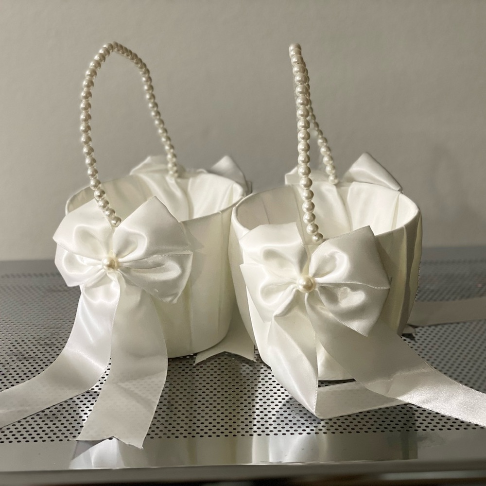 2 Flower Girl baskets